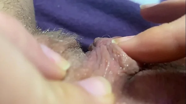 Huge clitoris rubbing and jerking orgasm in extreme close up masturbation HD POV