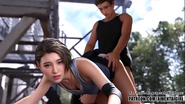 Resident Evil Jill Valentine cosplay Doggystyle | Uncensored Hentai AI generated