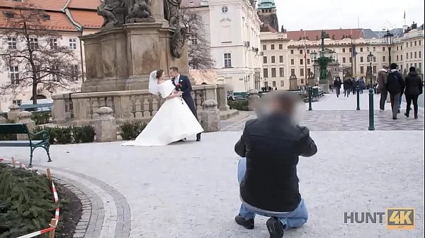 HUNT4K. For cash mature guy gets the opportunity to fuck pretty bride