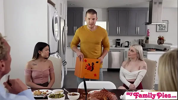 MyFamilyPies - Step Mom Sit you ass down with your tiny pecker and wait until we finish our dessert S22:E3